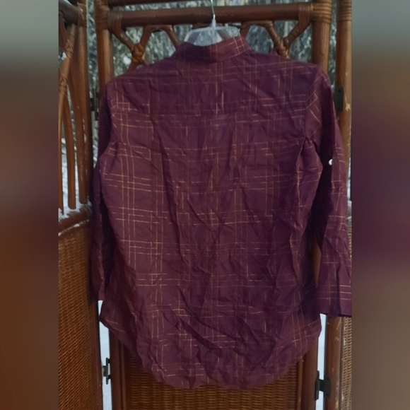 Vintage 80s Girls Button down Shirt - Picture 6 of 7